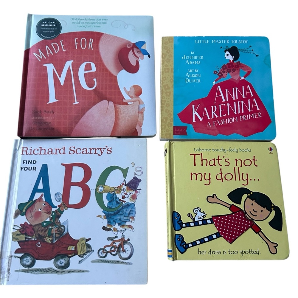 Random Lot of Children's board books, learning books, recent to vintage, four